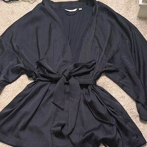 women’s short bathrobe